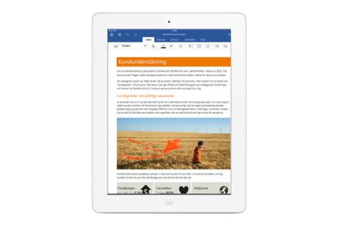 Nu finns Office för Ipad