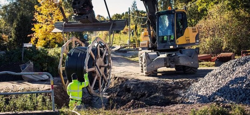 Telia drar kabel till Norrland