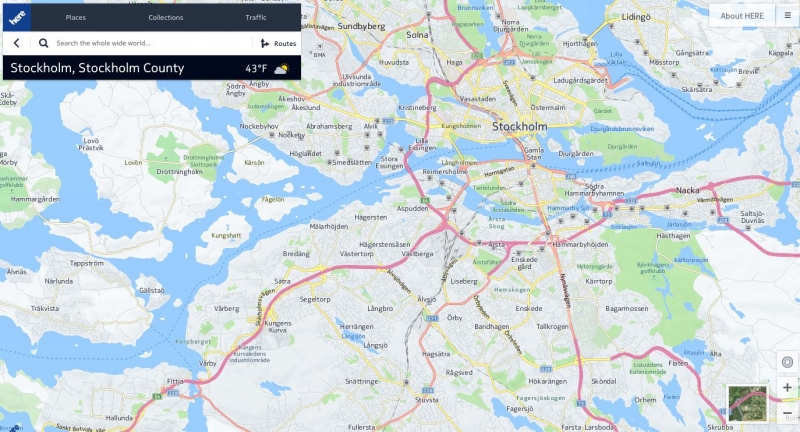Nokia överväger sälja karttjänsten Here