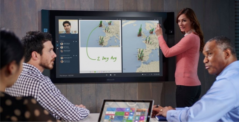 Microsoft skjuter på leveransen av Surface Hub