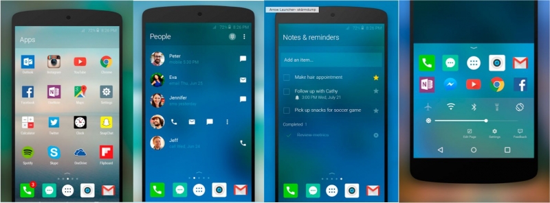 Här är Microsofts launcher för Androidtelefoner