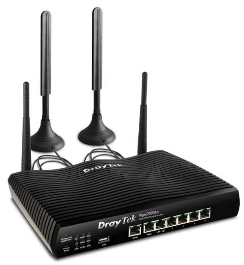 Draytek bygger in 4g-modem i sme-router