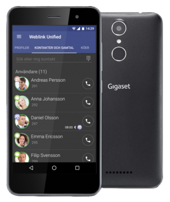 Gigaset lanserar smartphone med Weblink