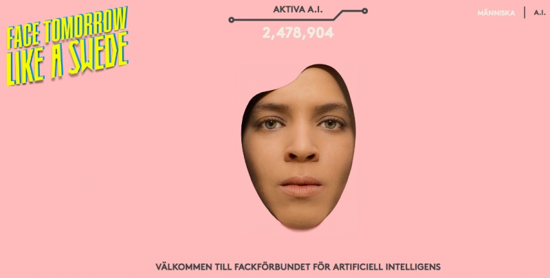 En chattbot som snackar arbete