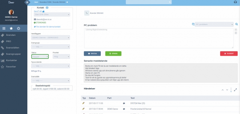 Servit lanserar ny version av Ehelpdesk