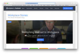 Facebooks samarbetsverktyg kniper jättekund
