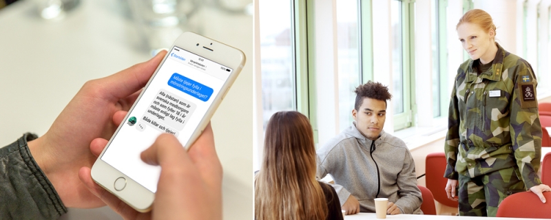 Robot ska ge 18-åringar sanningen om värnplikt