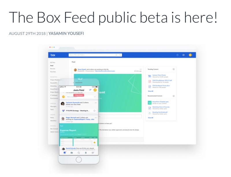 Box ska effektivisera den digitala arbetsplatsen