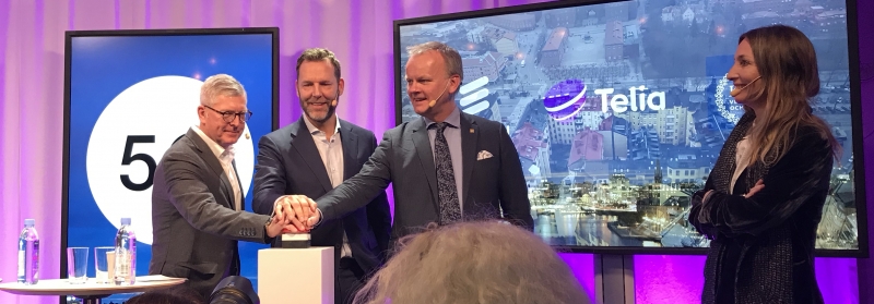 Nu har första svenska 5g-samtalet ringts