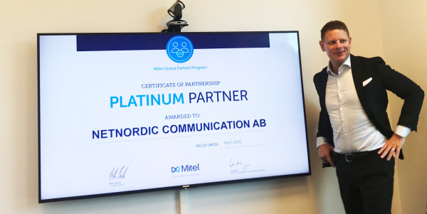 Netnordic blir Mitel Platinum Partner