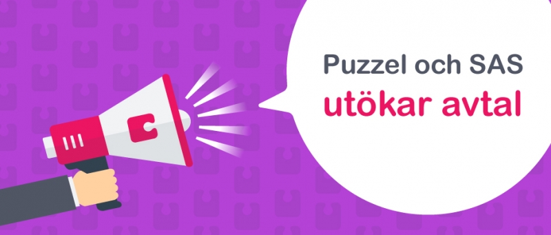 Puzzel och SAS utökar avtalet