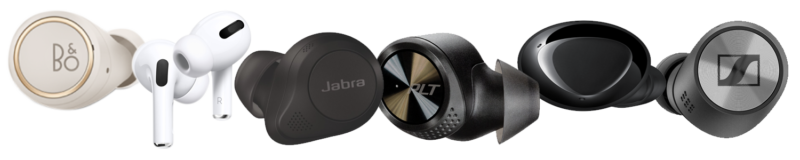 Sex inear-headsets du kan använda för jobbet