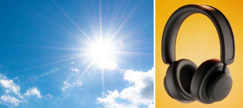 Svenska hörlurar som laddas av solen