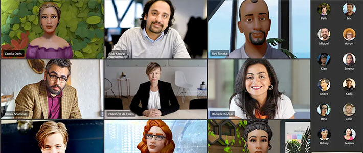 Microsoft Teams får stöd för 3d-avatarer