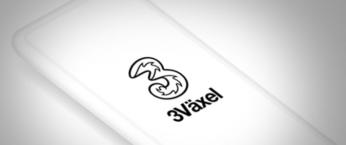 Tre korsar landsgränser med sin växeltjänst