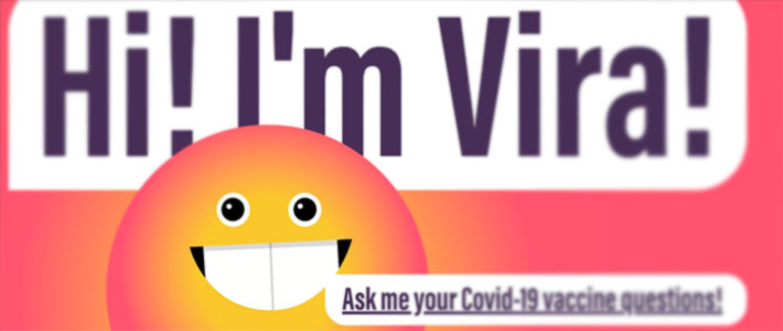 Chattbot svarar på frågor om covidvaccin