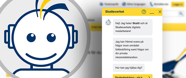 Fyra år med Skatteverkets chattbot – så här tycker kunderna om “Skatti”