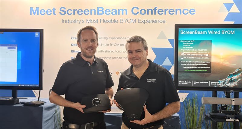 Konftel startar samarbete med Screenbeam