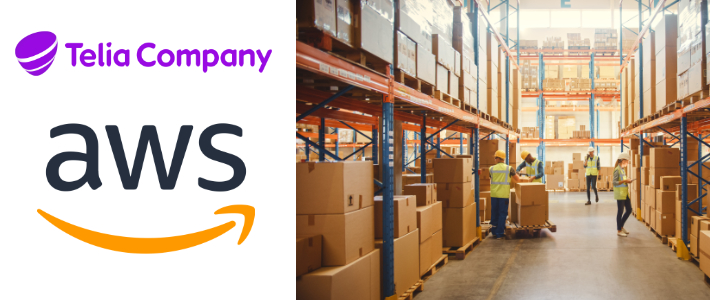 Telia och AWS i samarbete med finsk logistikjätte