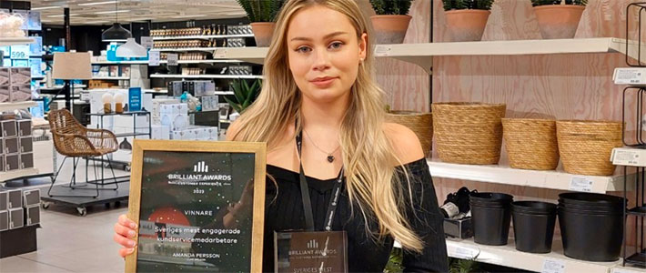 Hon är bäst i Sverige på kundservice