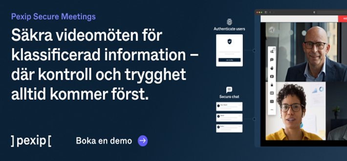 Pexip främjar säkra möten – genom verifiering och starkt användarfokus