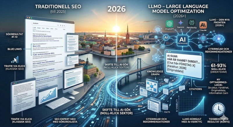LLMO – Large Language Model Optimization: Den nya SEO-fronten som omformar digital synlighet 2026