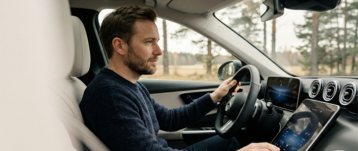 Den tyste passageraren: Så används AI i nya Mercedes-bilar