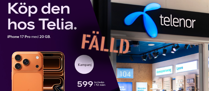 Prislapparna fäller Telia och Telenor