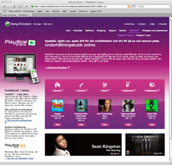 Sony Ericsson öppnar
egen appstore