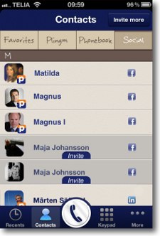 Ring dina kontakter i Linkedin